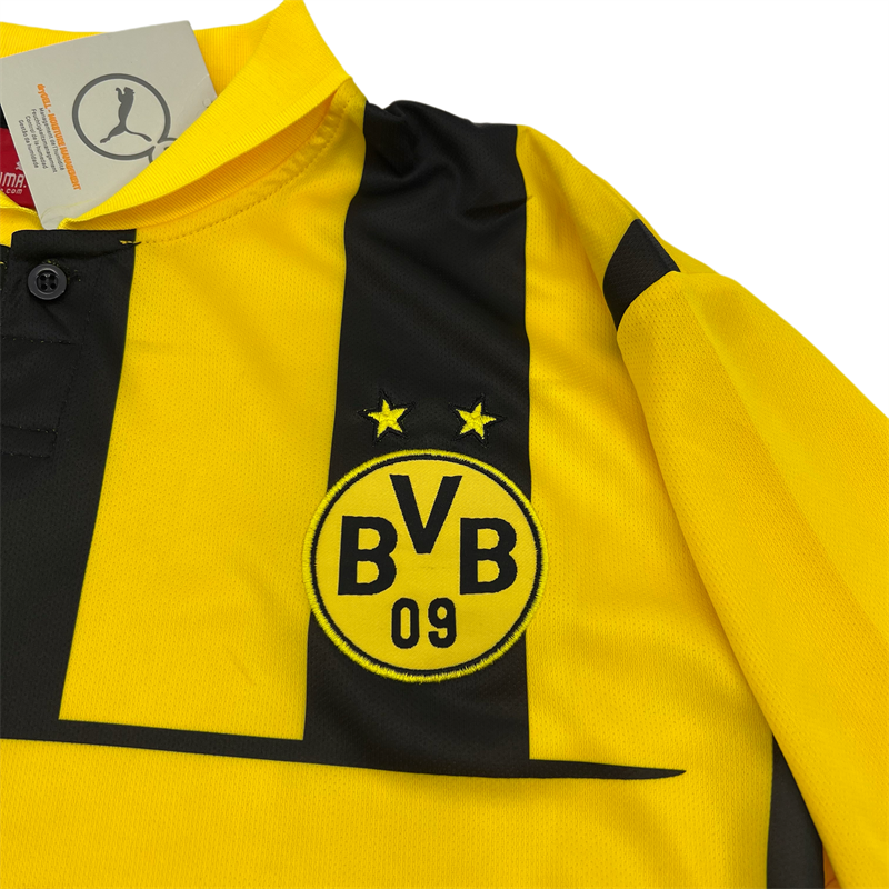 2012/2013 Retro Dortmund Home Football Shirt — view 6