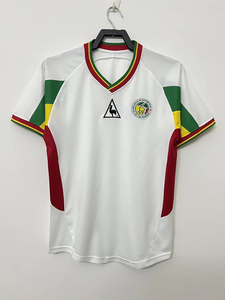 2002 Retro Senegal National Team Shirt White — main view