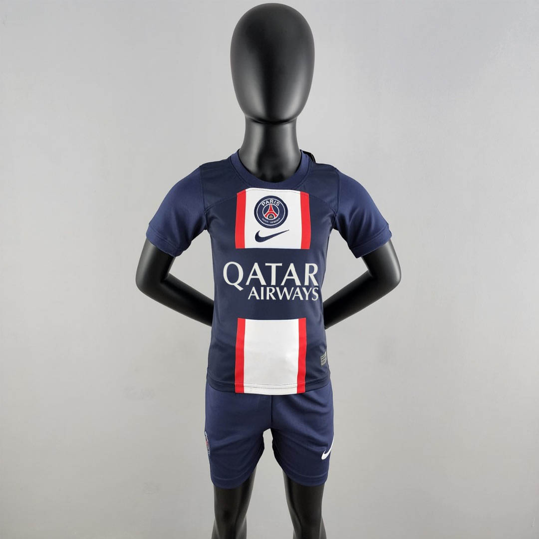 2022/2023 Psg Paris Saint-Germain Home Football Shirt AAA fan-grade Kids Size