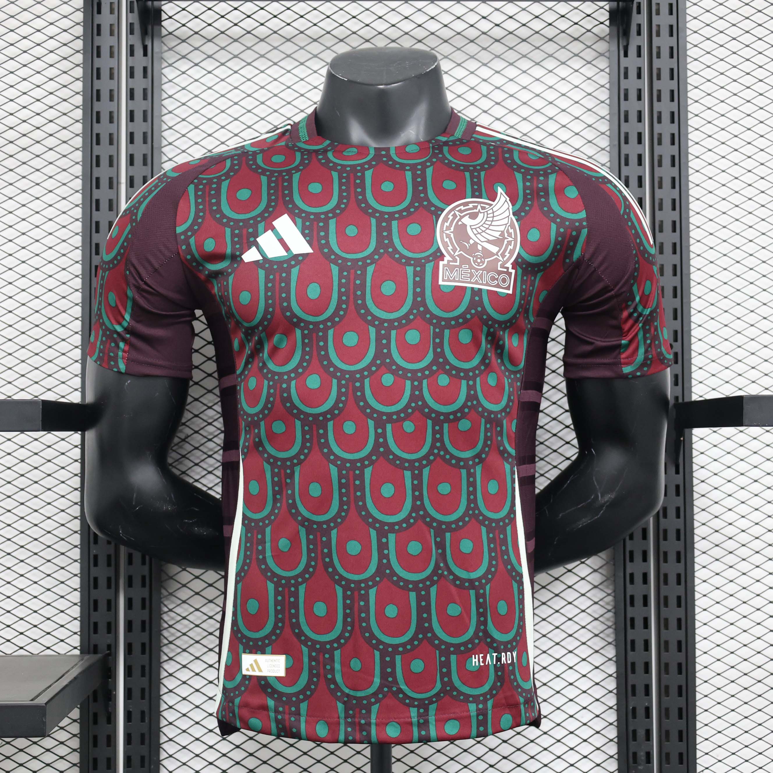 2024 Spielerversion Mexiko Nationalmannschaft Heim Fußballtrikot AAA Fan-Qualität