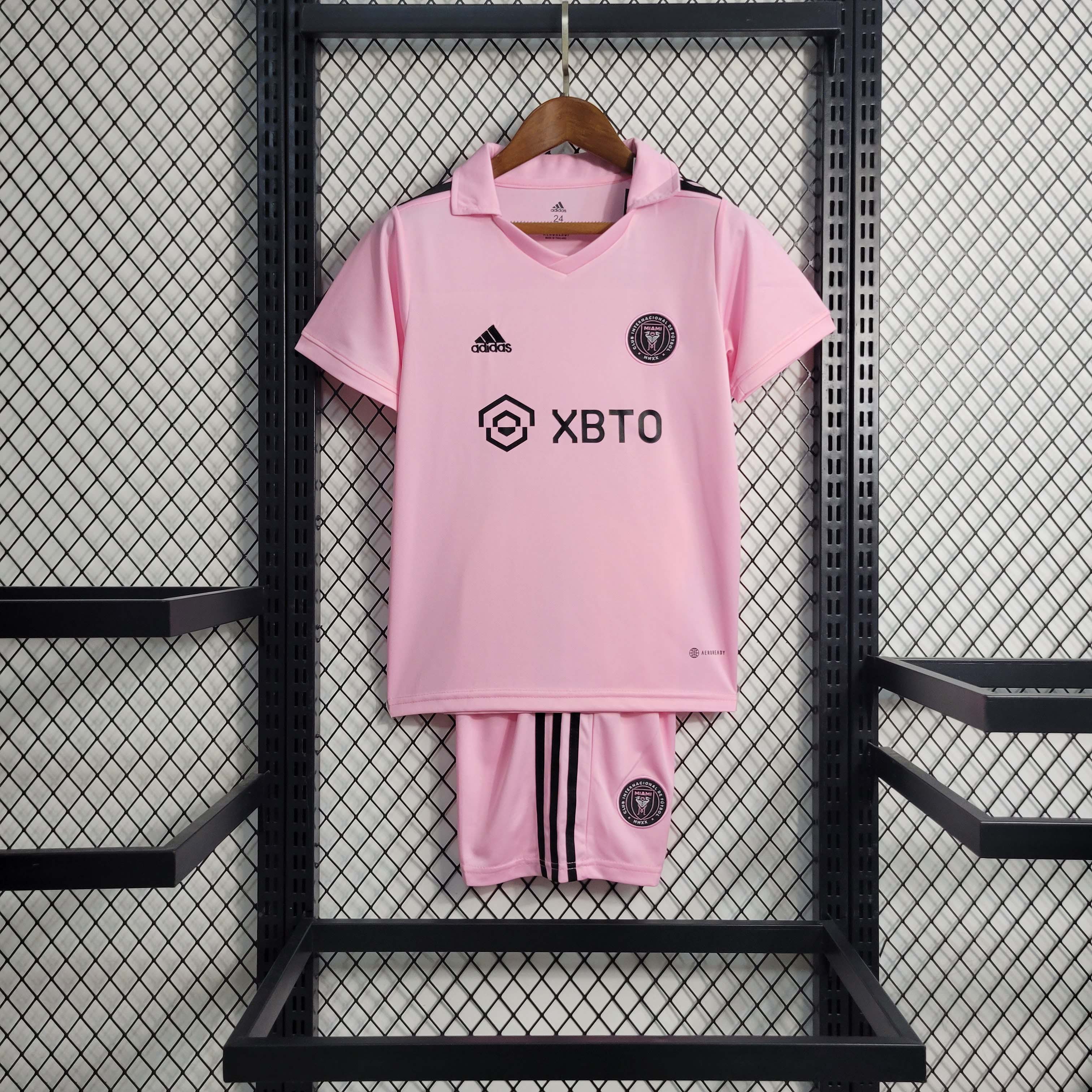 2022/2023 Inter Miami Home Soccer Jersey AAA fan-grade Kids Size