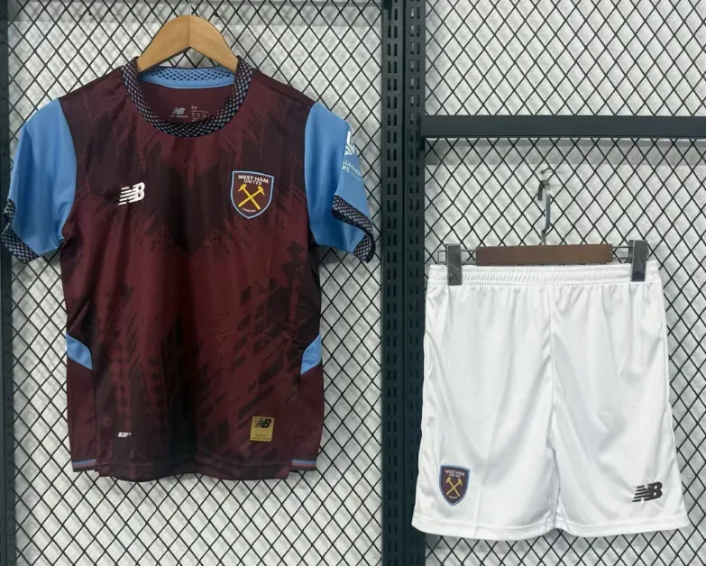2026/2027 West Ham United Home Football Shirt 1:1 Thai Quality Kids Size