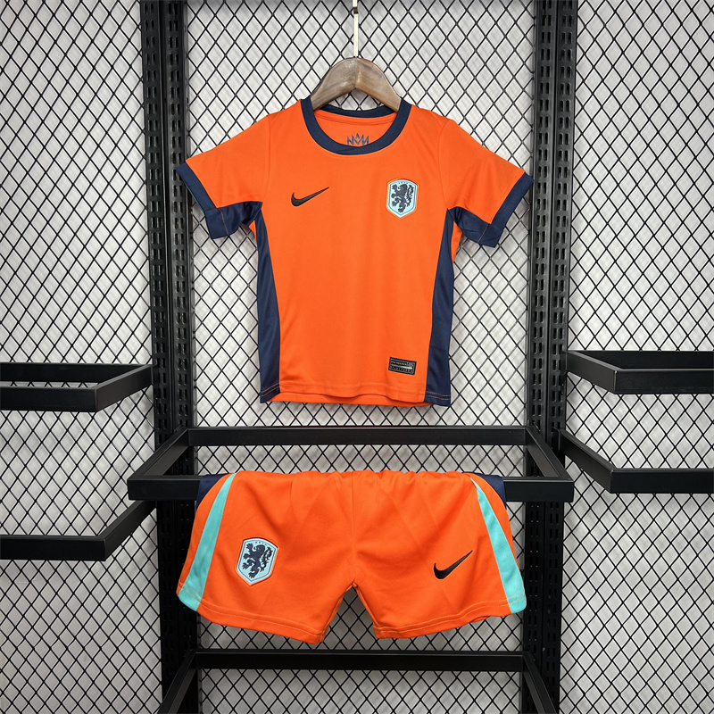 2024-2025 Netherlands Home Football Shirt AAA fan-grade Kids Size