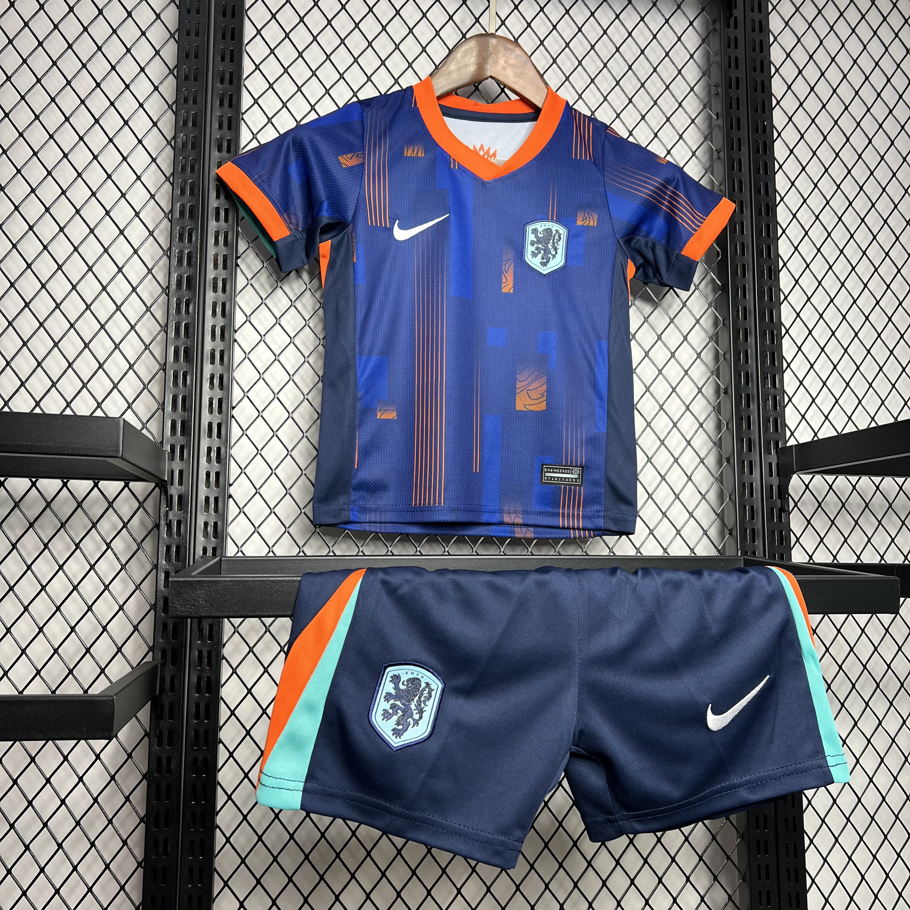 2024 Netherlands Away Football Shirt AAA fan-grade Kids Size