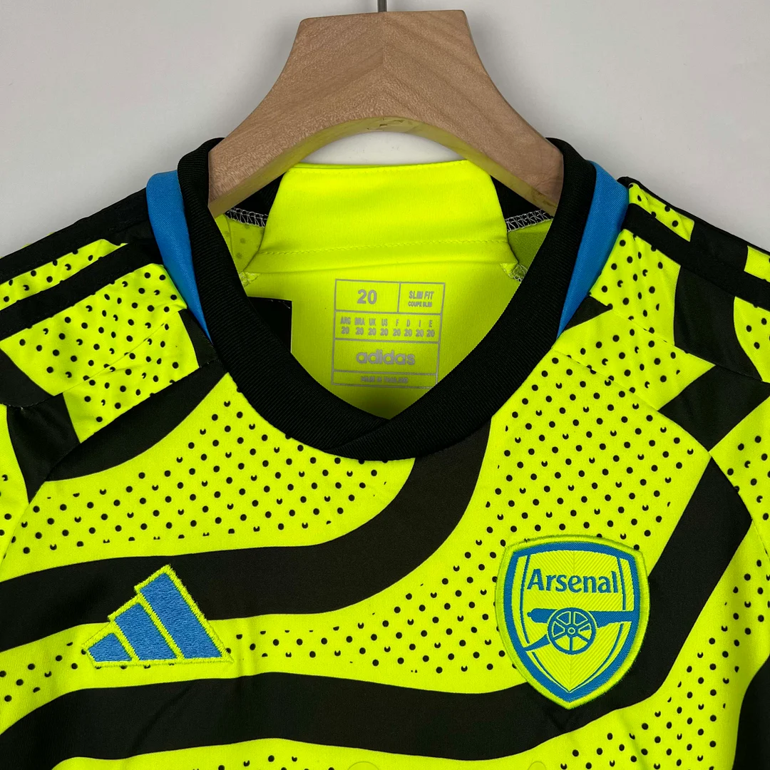 2023/2024 Arsenal Away Soccer Jersey Kids Size — view 3