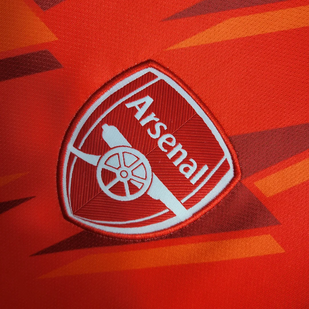 2023/2024 Arsenal Training Wear Red Soccer Jersey — view 7