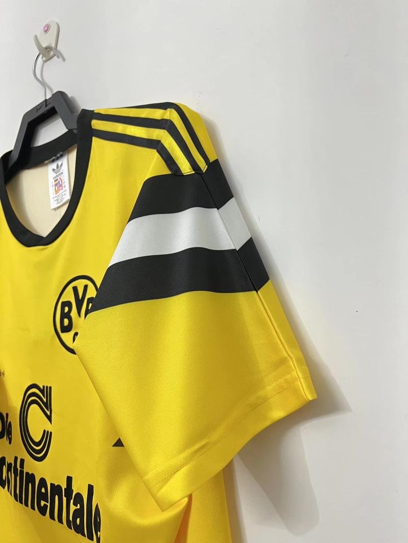 1989 Retro Dortmund Home Football Shirt AAA fan-grade — view 4