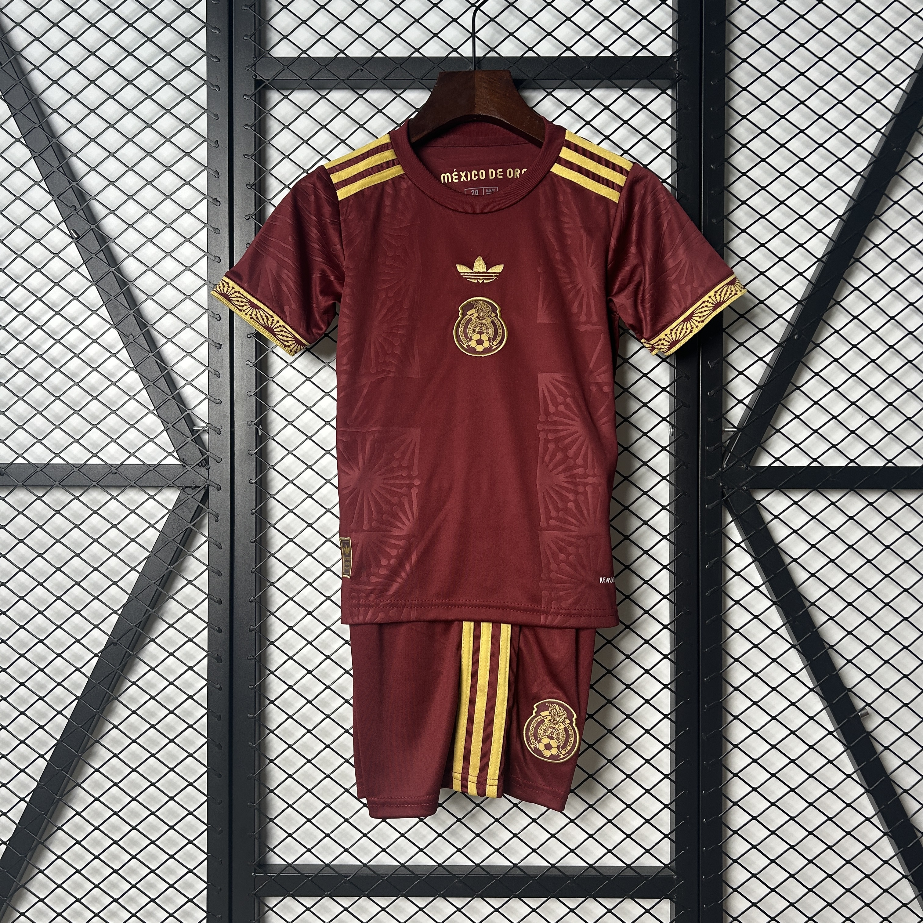 2025 Mexiko National Sonderedition rotes Fußballtrikot AAA Fan-Qualität Kindergröße