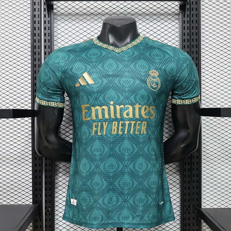2026/2027 Player Version Real Madrid Special Edition Green Football Jersey 1:1 Thai Quality