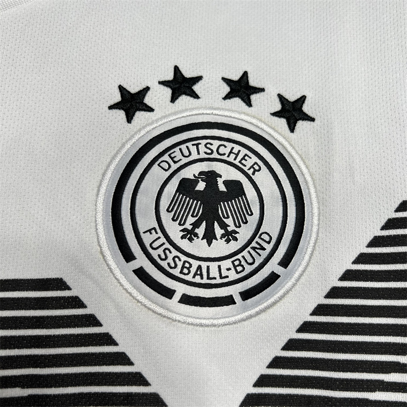 2018 Retro Germany Home Soccer Jersey AAA fan-grade — view 7