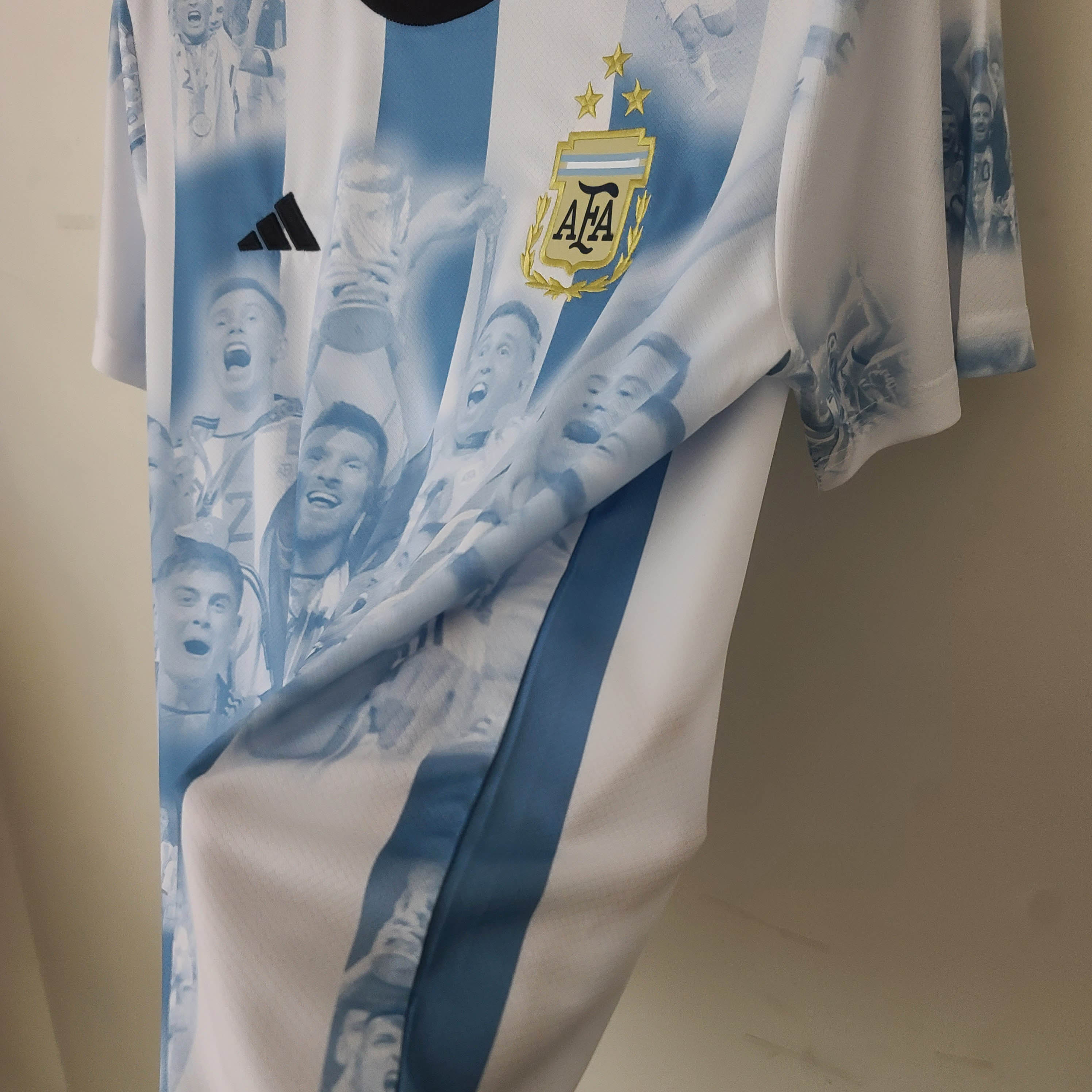2022 Argentina Home Champion Commemorative Edition Jersey — view 7