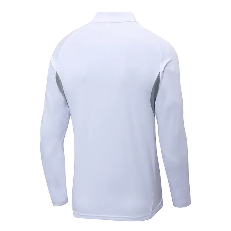 2025/2026 Germany Half-Pull Training Suit White Jersey Set — view 4