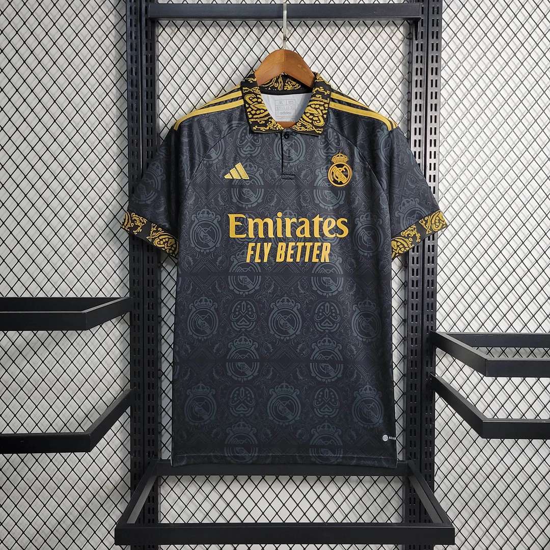 2023/2024 Real Madrid Concept Edition Black Shirt — main view