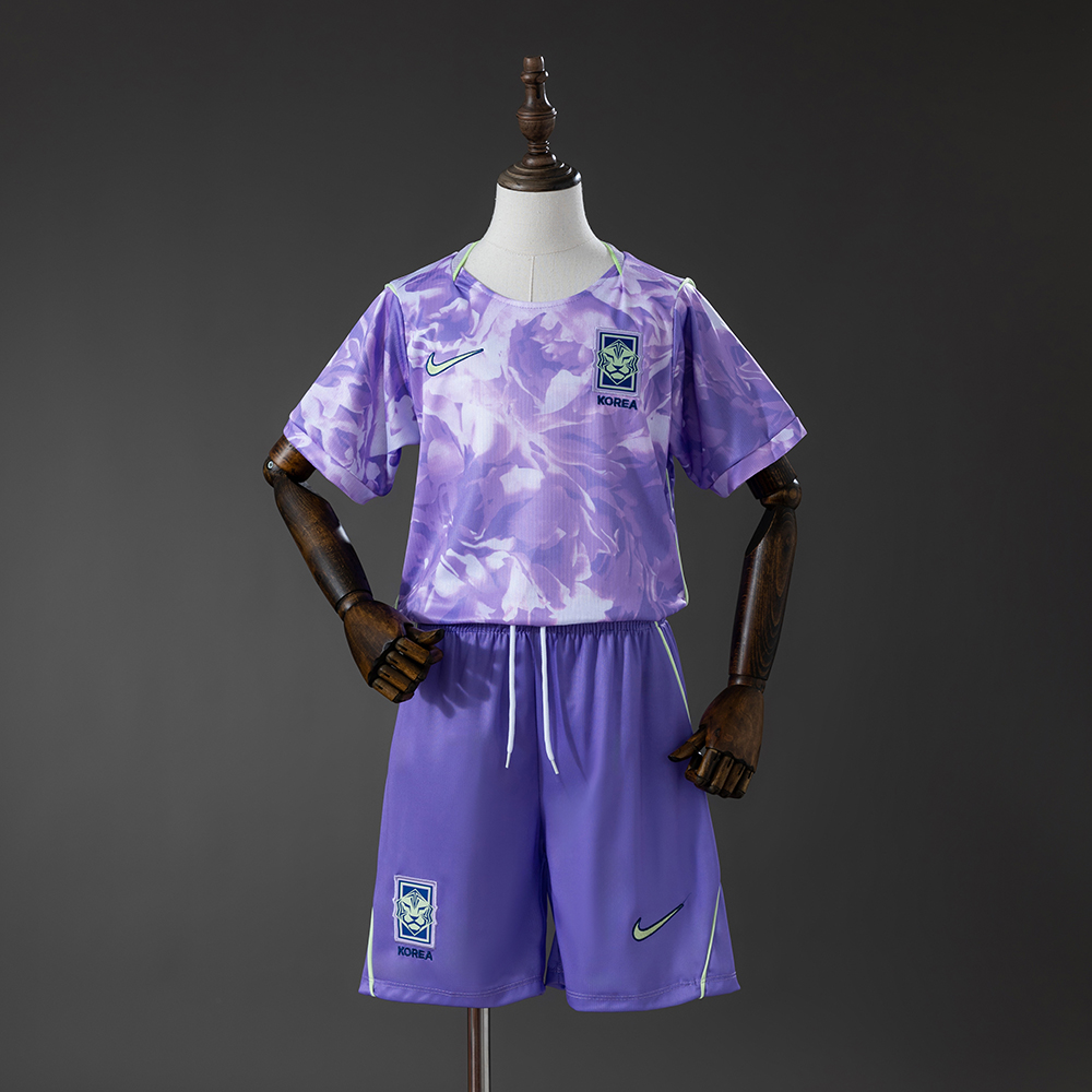 2026 Coreia Kit Infantil Visitante AAA qualidade fã
