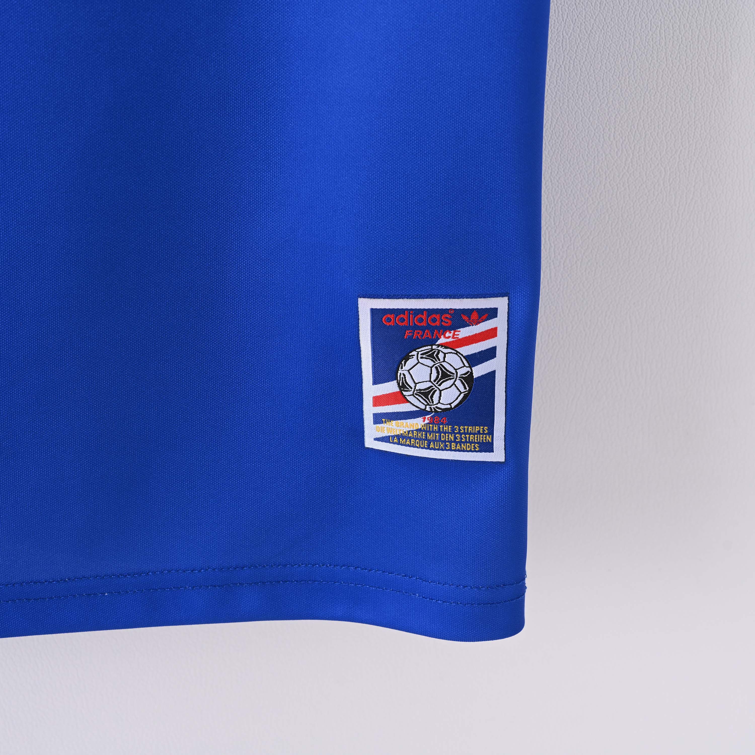 1984 Retro Frankreich Heimtrikot AAA Fanqualität — view 8