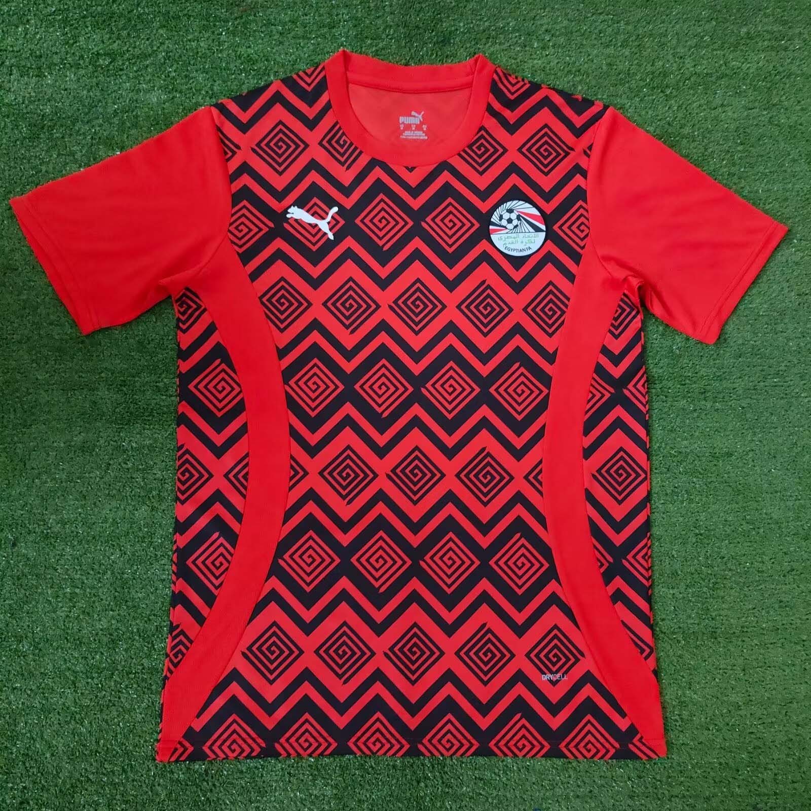 2024/2025 Uniforme de Treino da Seleção do Egito Camisa de Futebol AAA grau de fã