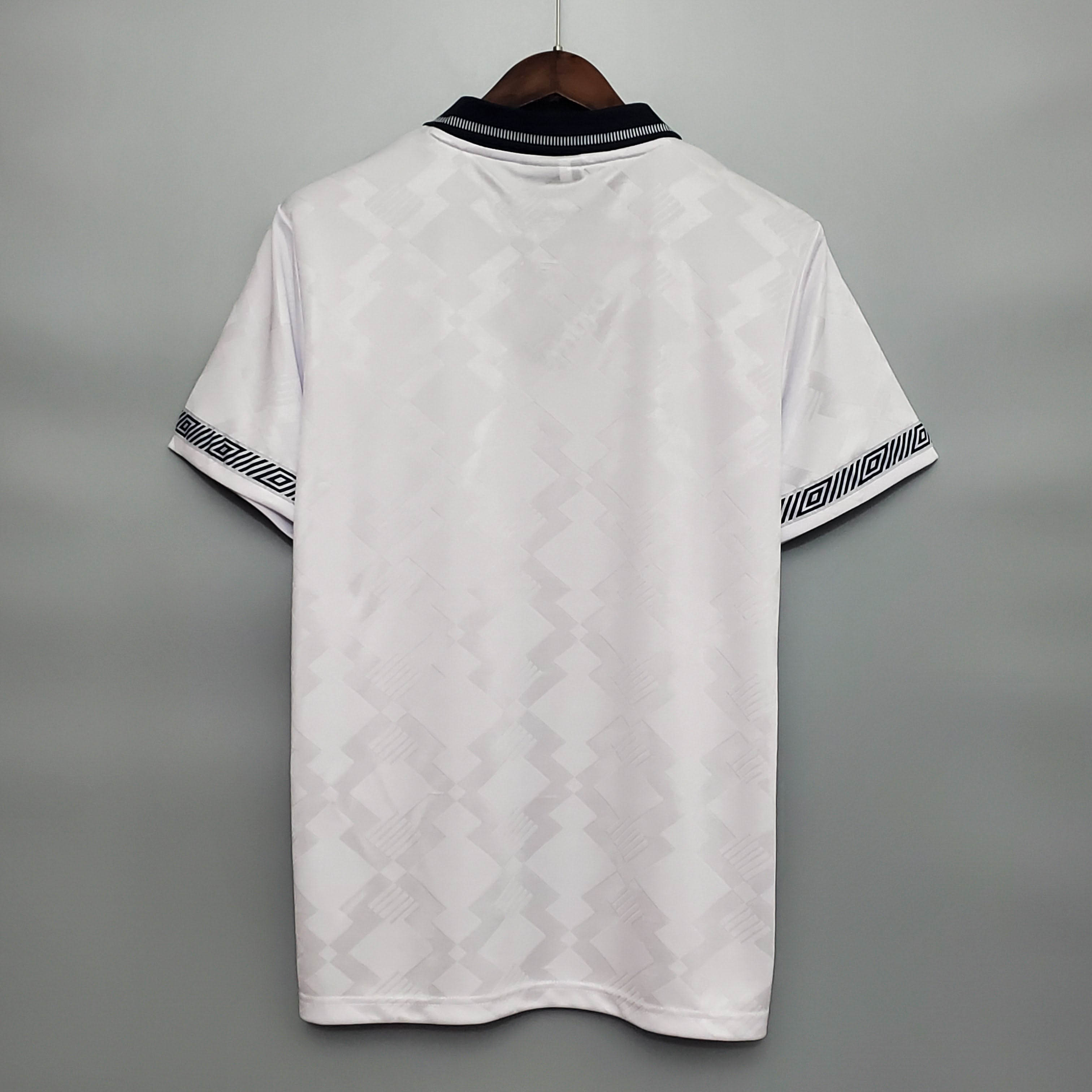 1990 Retro England Home Soccer Jersey 1:1 Thai Quality — view 2