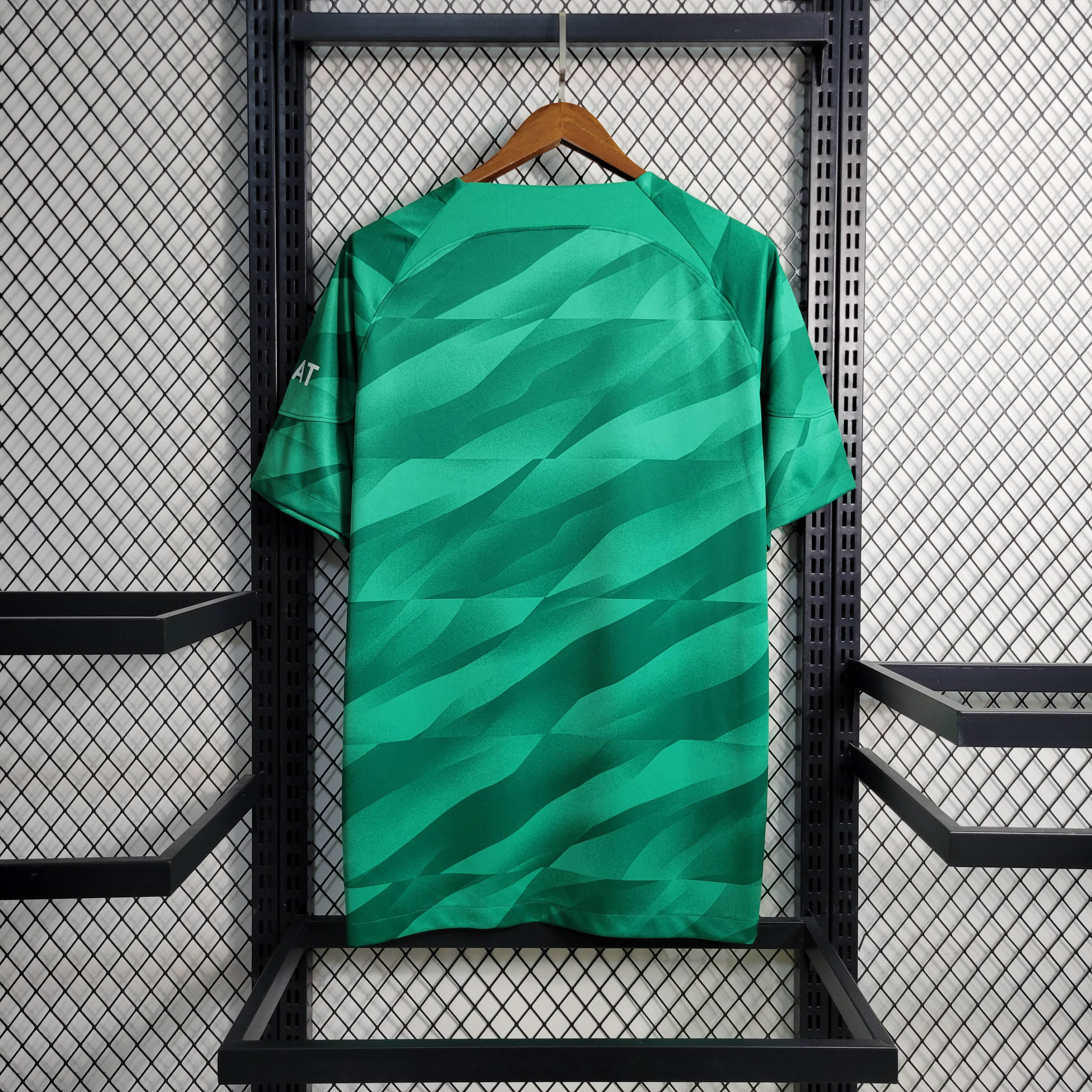 2023/2024 Psg Paris Saint-Germain Goalkeeper Green Football Shirt — view 2
