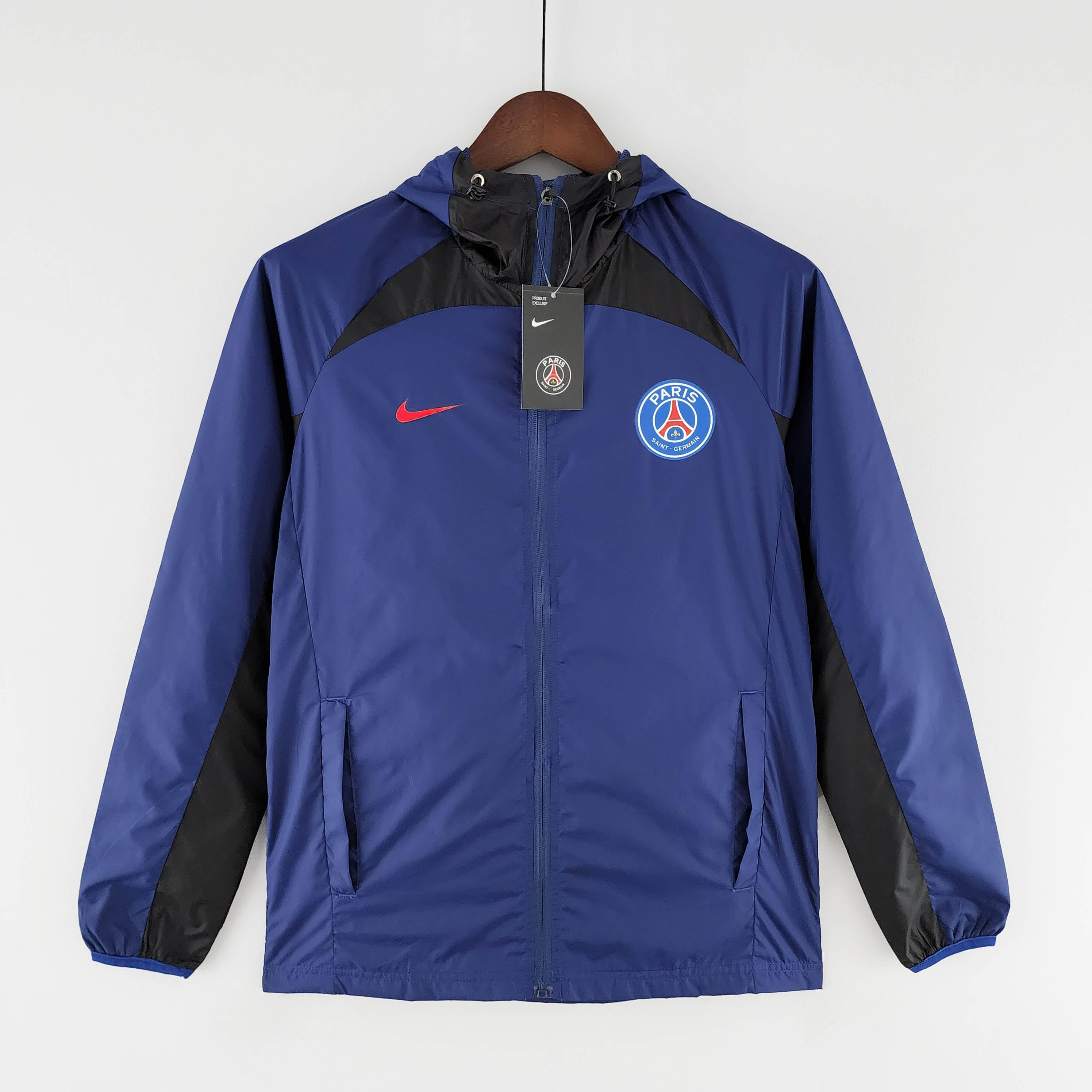2022 PSG Windbreaker Blue and Black — main view