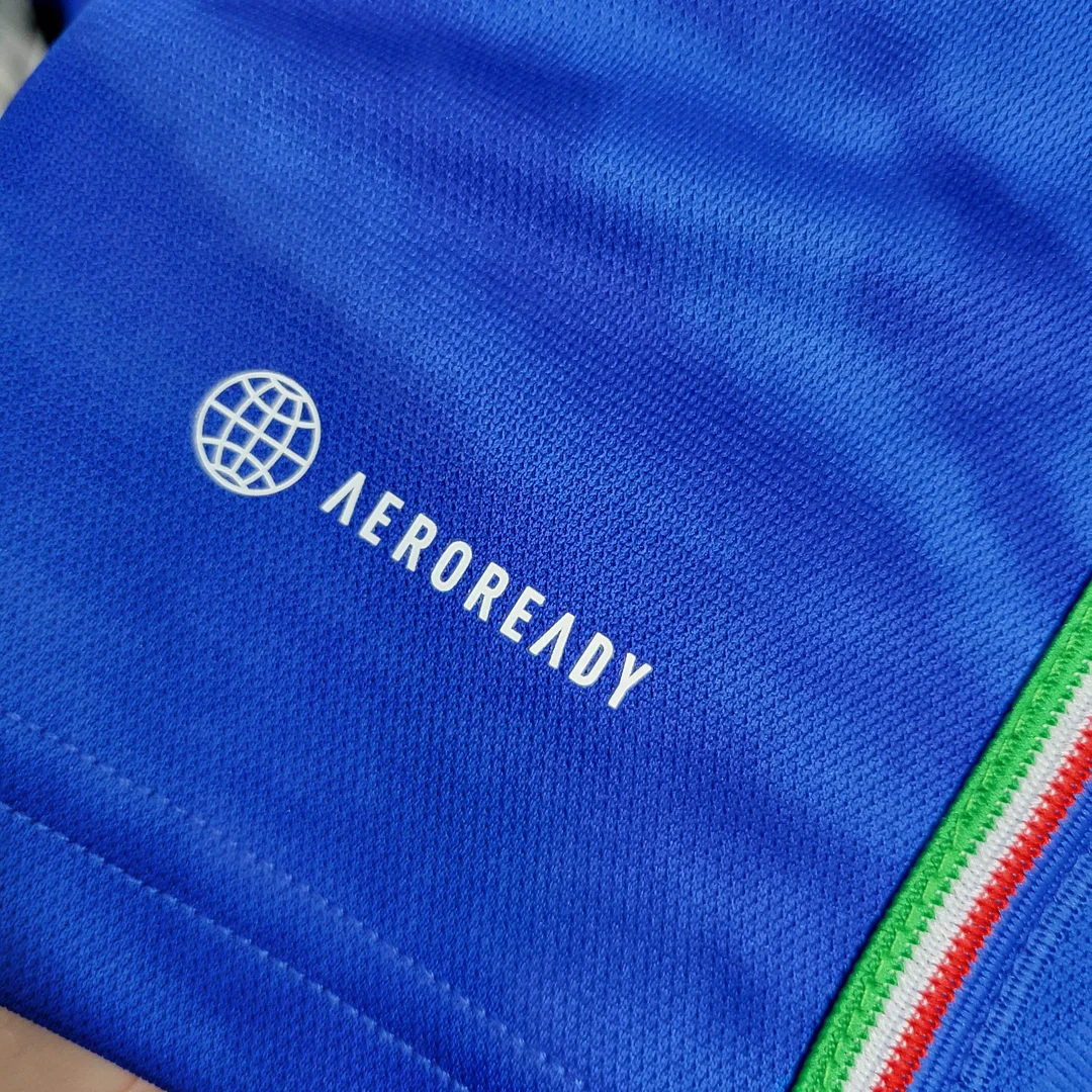 2023 Italy Home Soccer Shirt — view 10