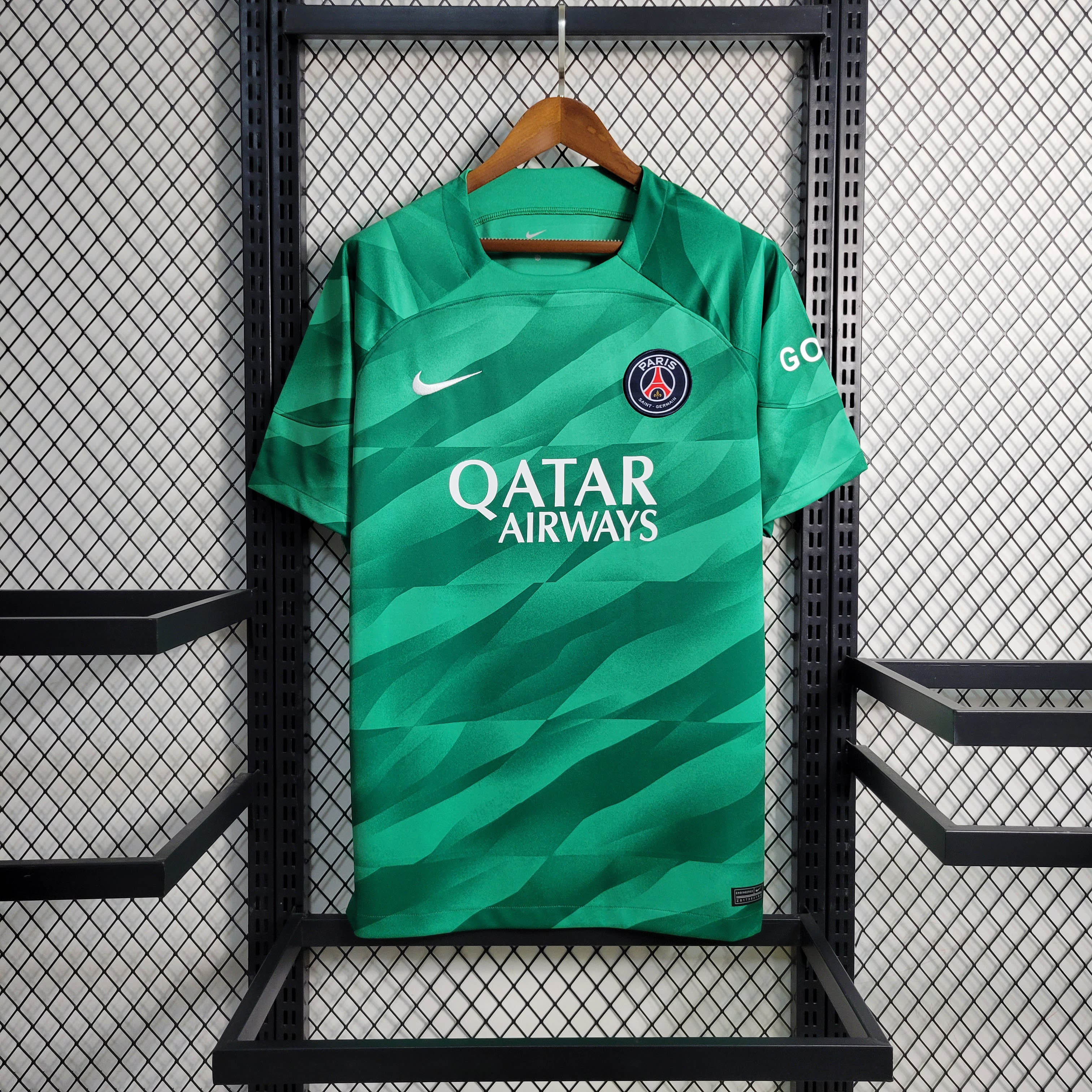 2023/2024 Psg Paris Saint-Germain Goalkeeper Green Football Shirt — main view