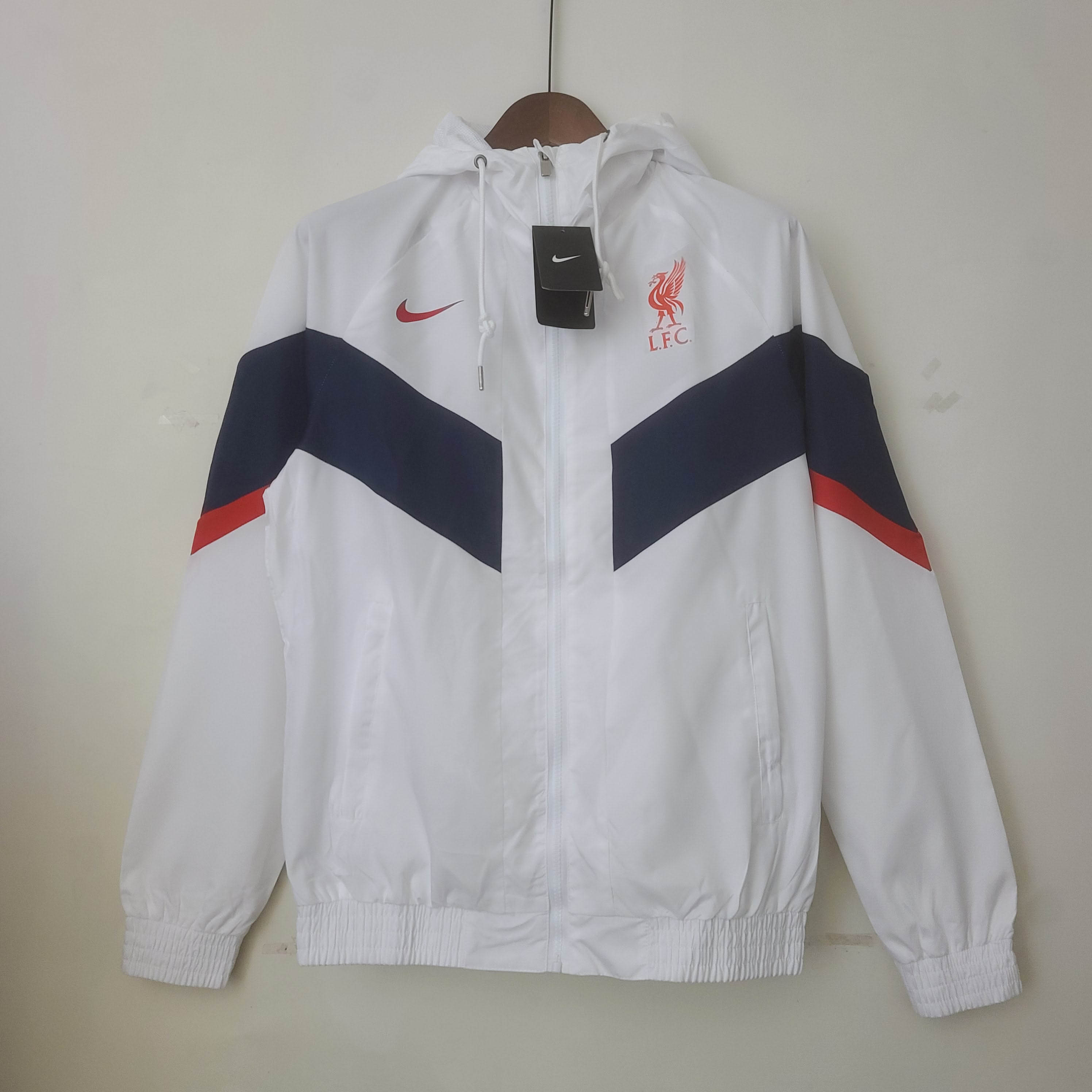 2022 Liverpool Windbreaker White — main view