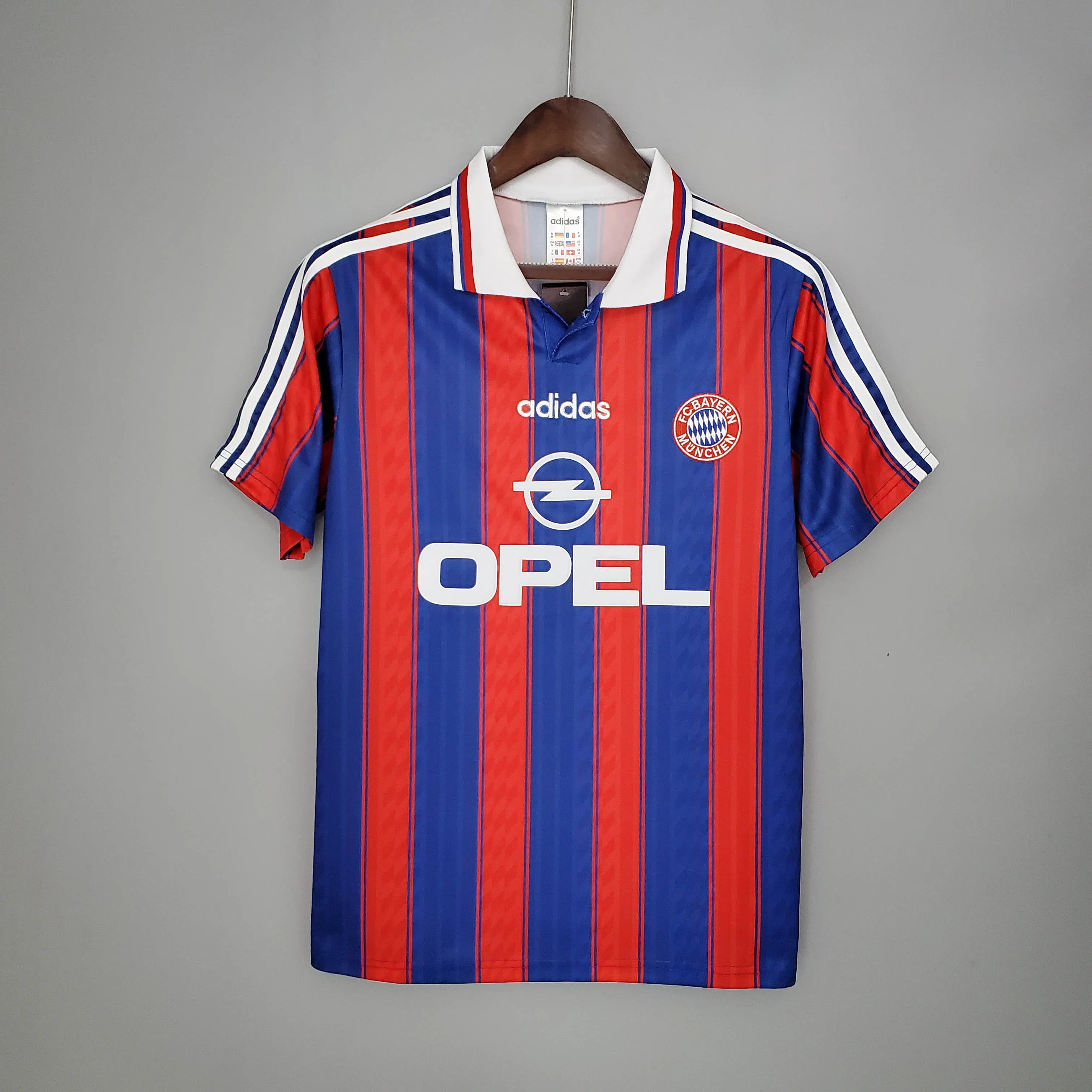 Camisa de Futebol Bayern de Munique Casa Retro 1995/1997 Qualidade Tailandesa 1:1