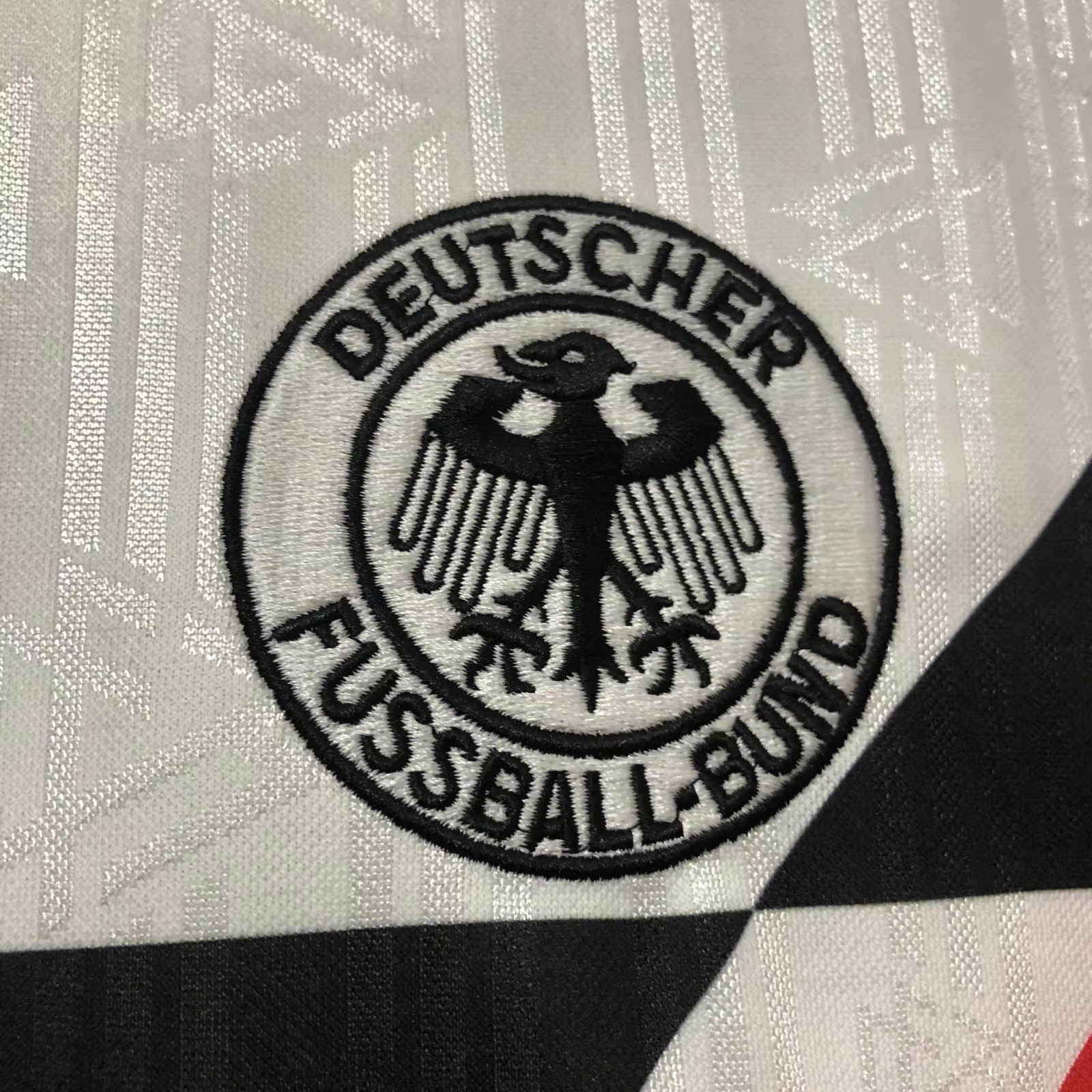1990 Retro Soccer Jersey Germany Home — view 4