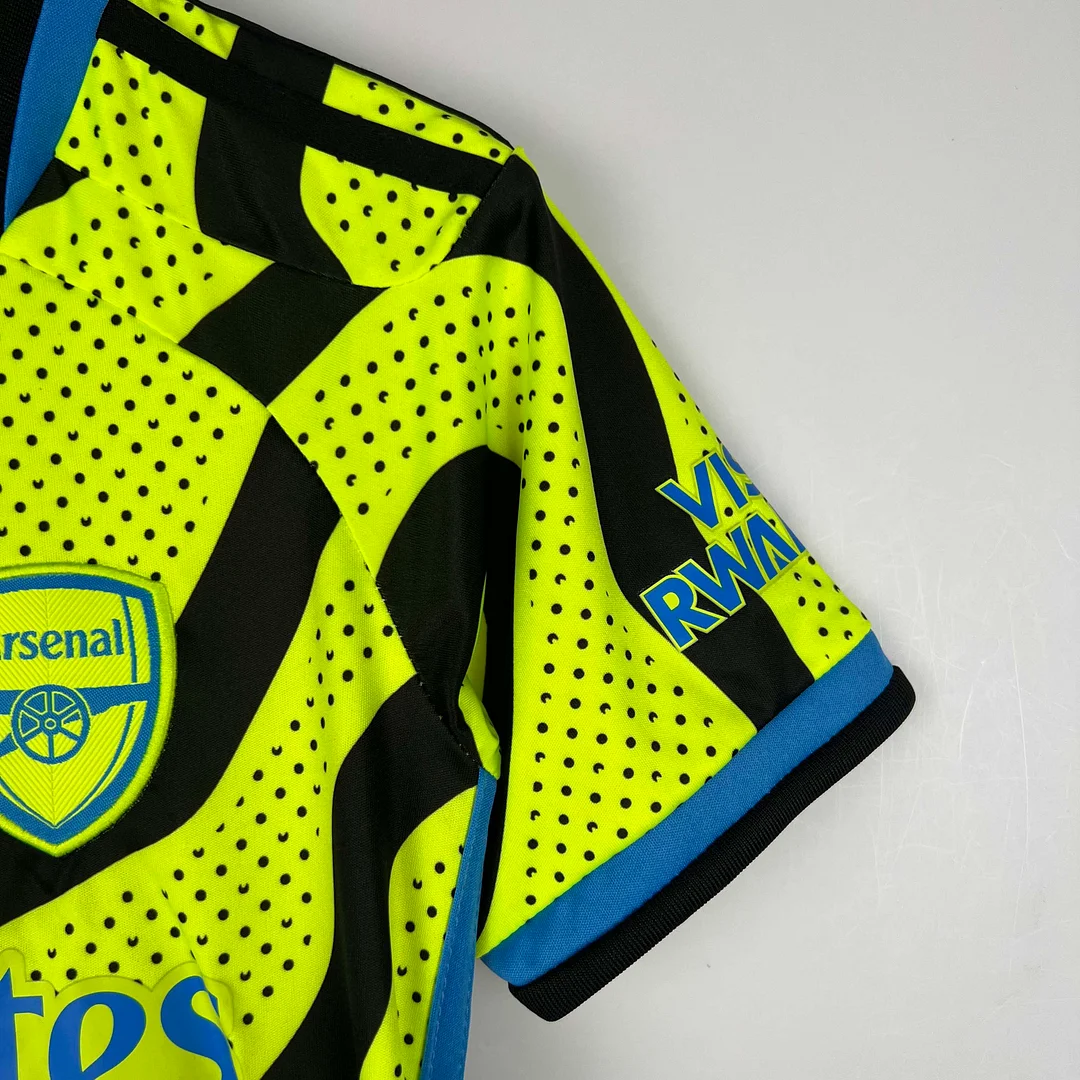2023/2024 Arsenal Away Soccer Jersey Kids Size — view 5