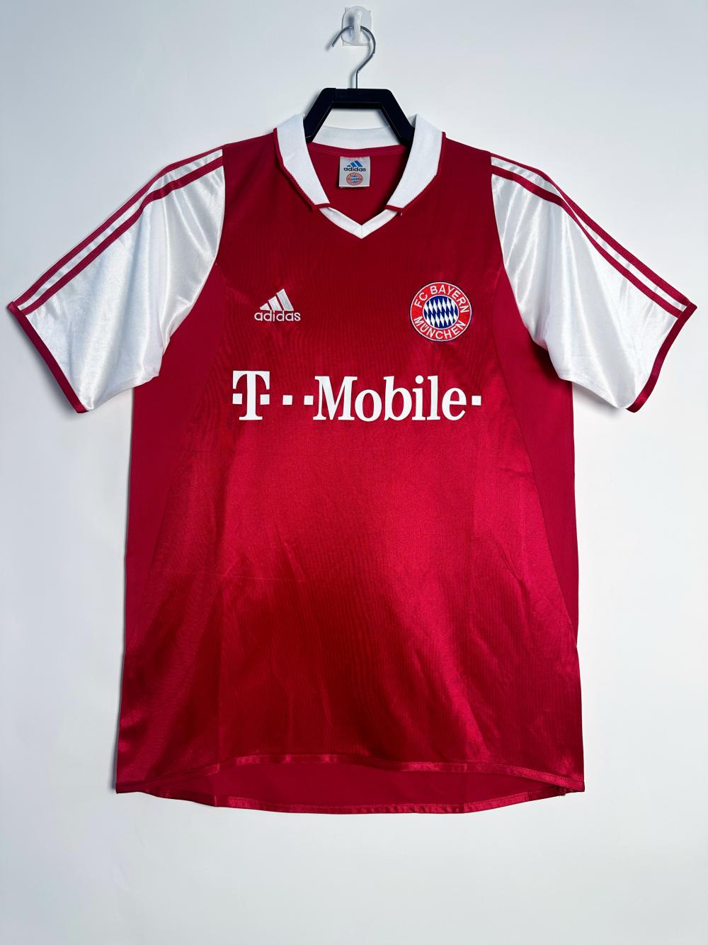 2003/2004 Retro Bayern Munich Equipación Local Camiseta de Fútbol Calidad Tailandesa