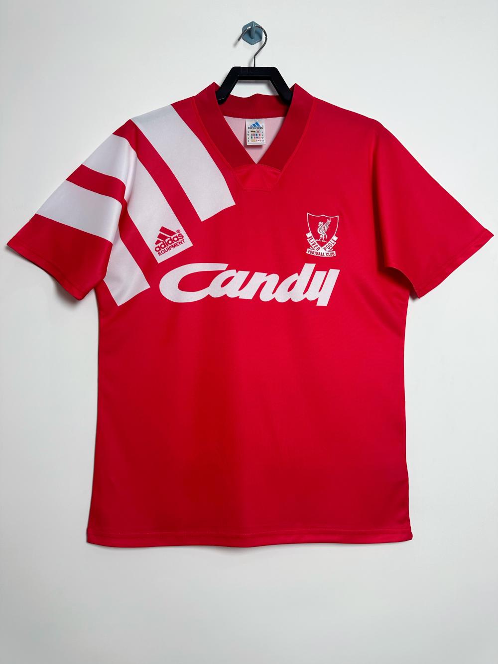 1991-1992 Retro Liverpool Home Football Jersey AAA fan-grade