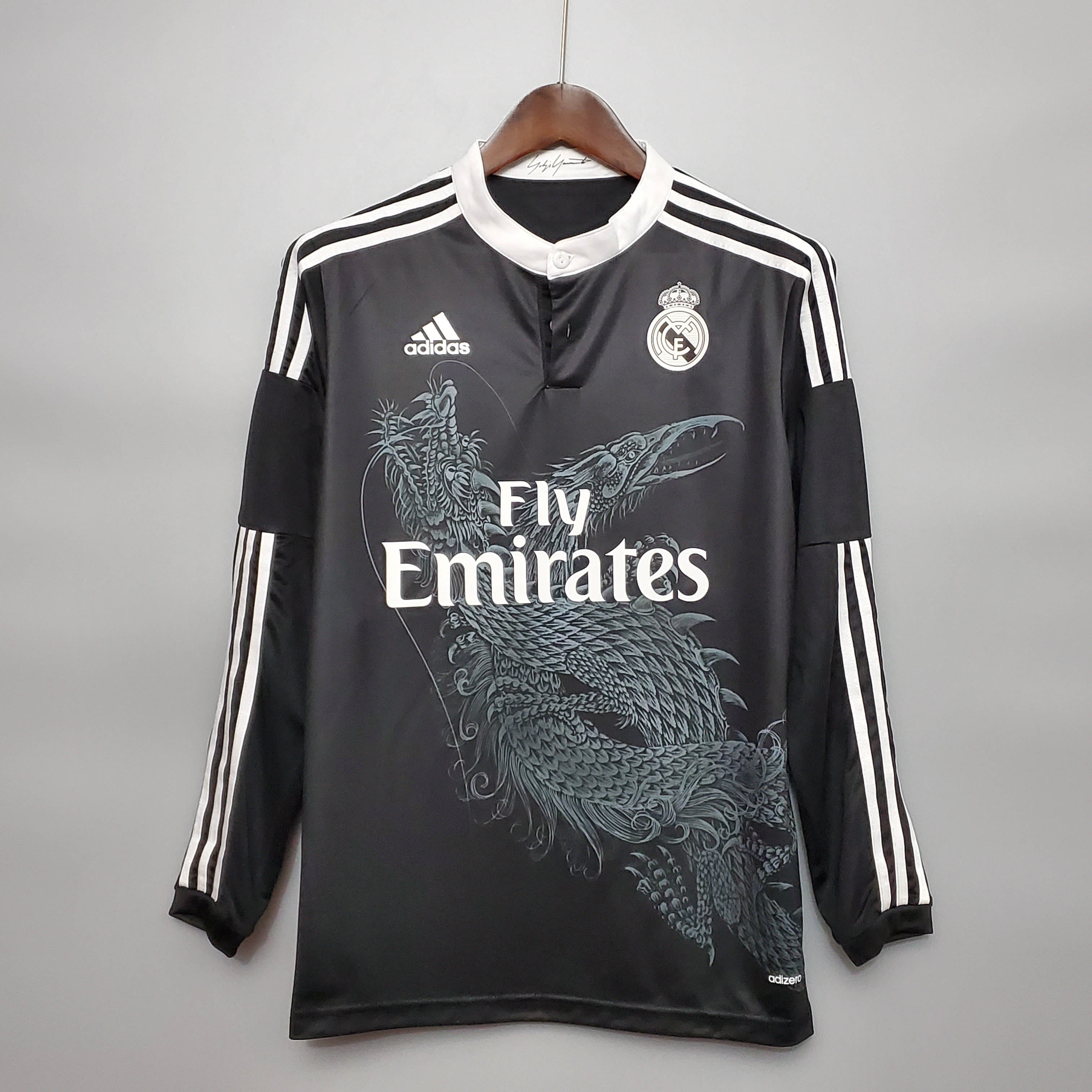 Retro Long Sleeve 2014/2015 Real Madrid Third Away — main view
