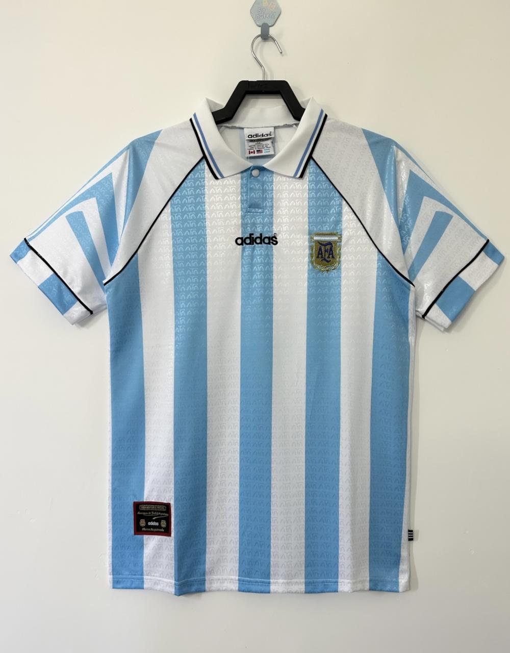 1996-1997 Retro Argentina Selección Nacional Local Camiseta 1:1 Calidad Tailandesa