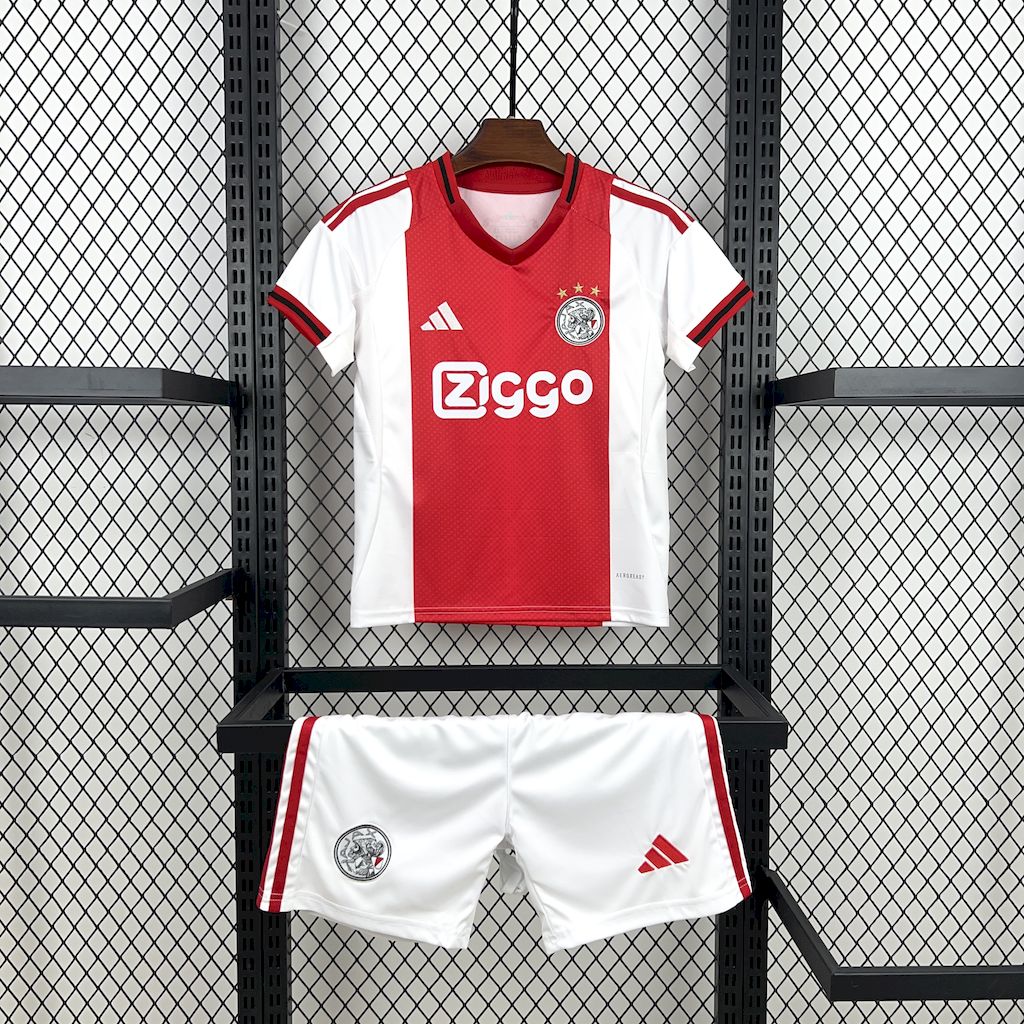 2025/2026 Ajax Home Football Shirt AAA fan-grade Kids Size