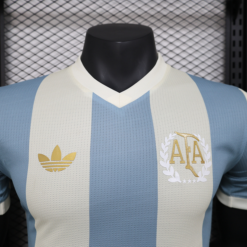 2024/2025 Player Version Argentina 50th Anniversary Special Edition Jersey AAA fan-grade — view 3