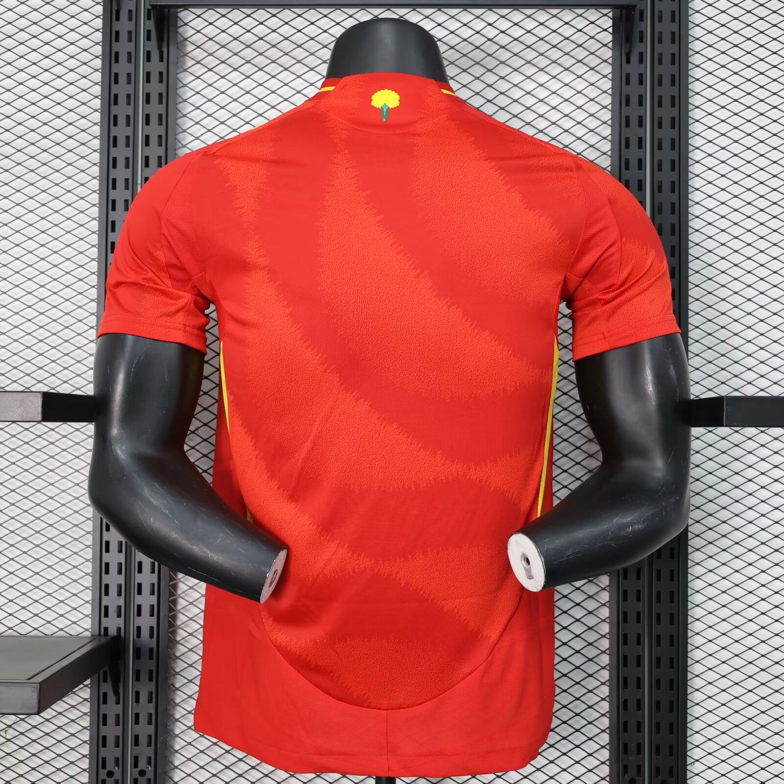 2024-2025 Player Version Spain Home Soccer Shirt — view 2