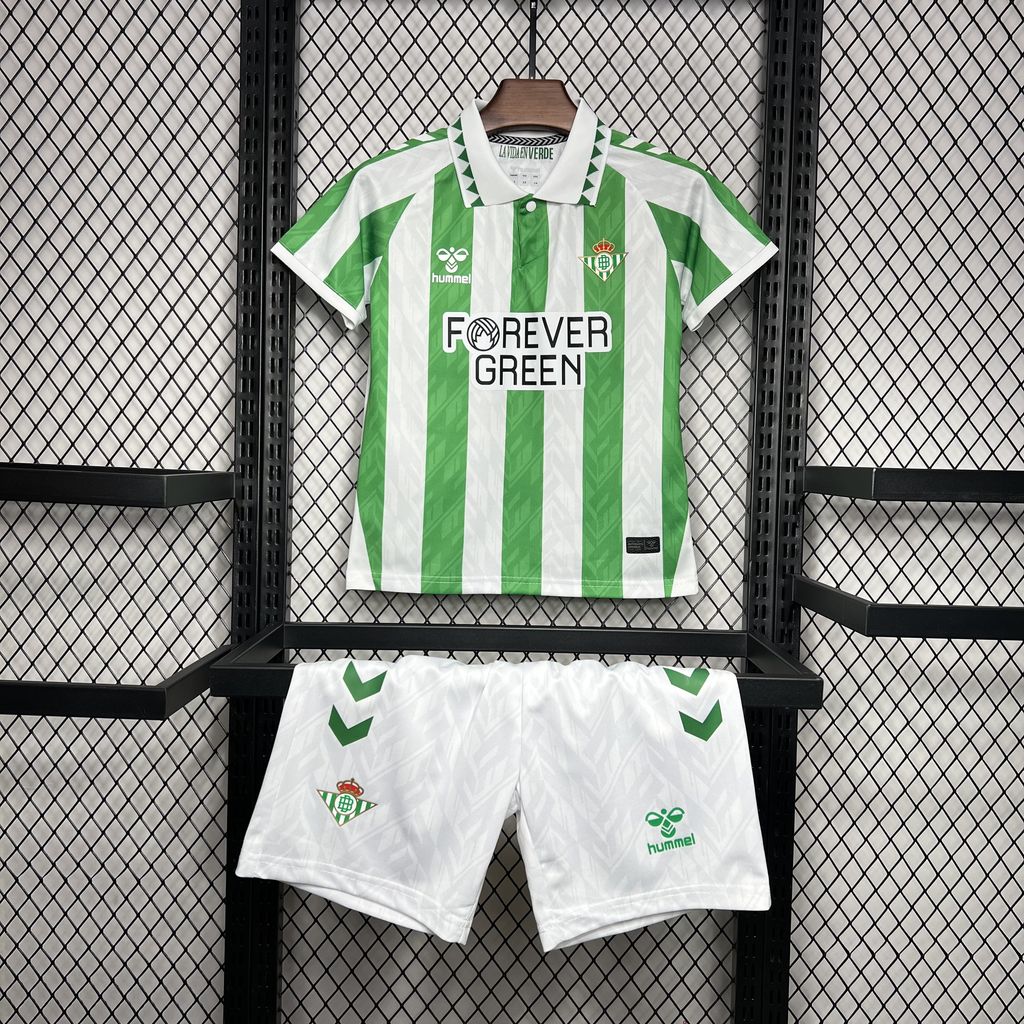 2024/2025 Real Betis Home Football Shirt Quality Kids Size