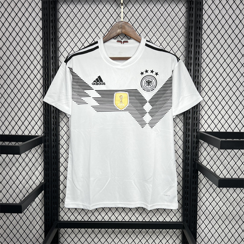 2018 Retro Germany Home Soccer Jersey AAA fan-grade — main view