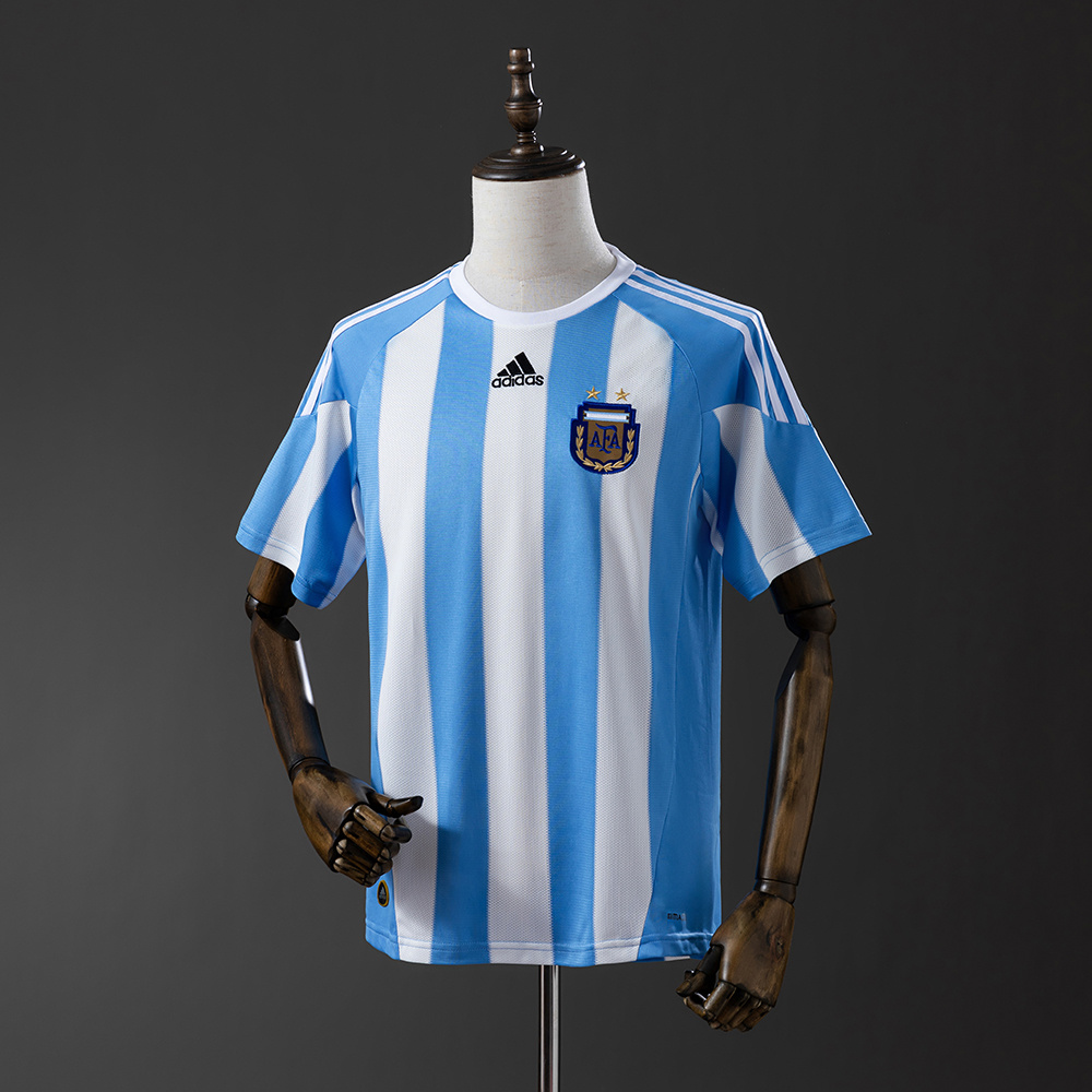 2010 Retro Argentina Local Camiseta AAA calidad aficionado