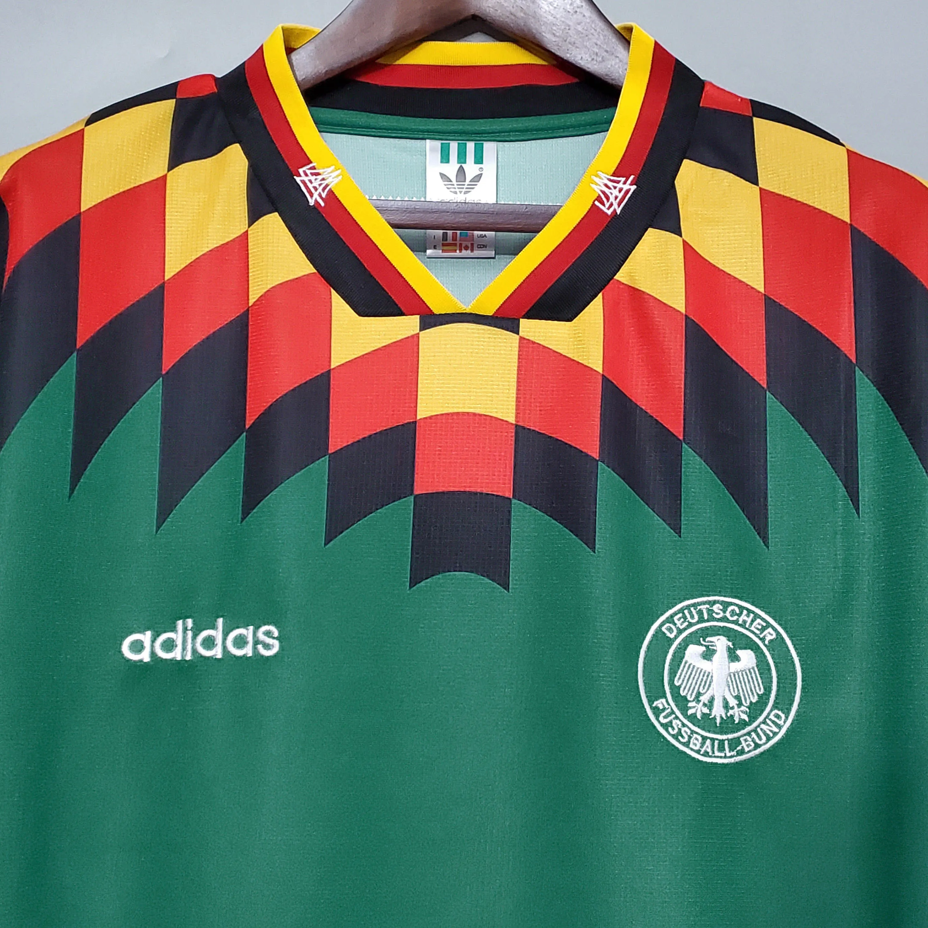 1994 Retro Soccer Jersey Germany Away — view 3