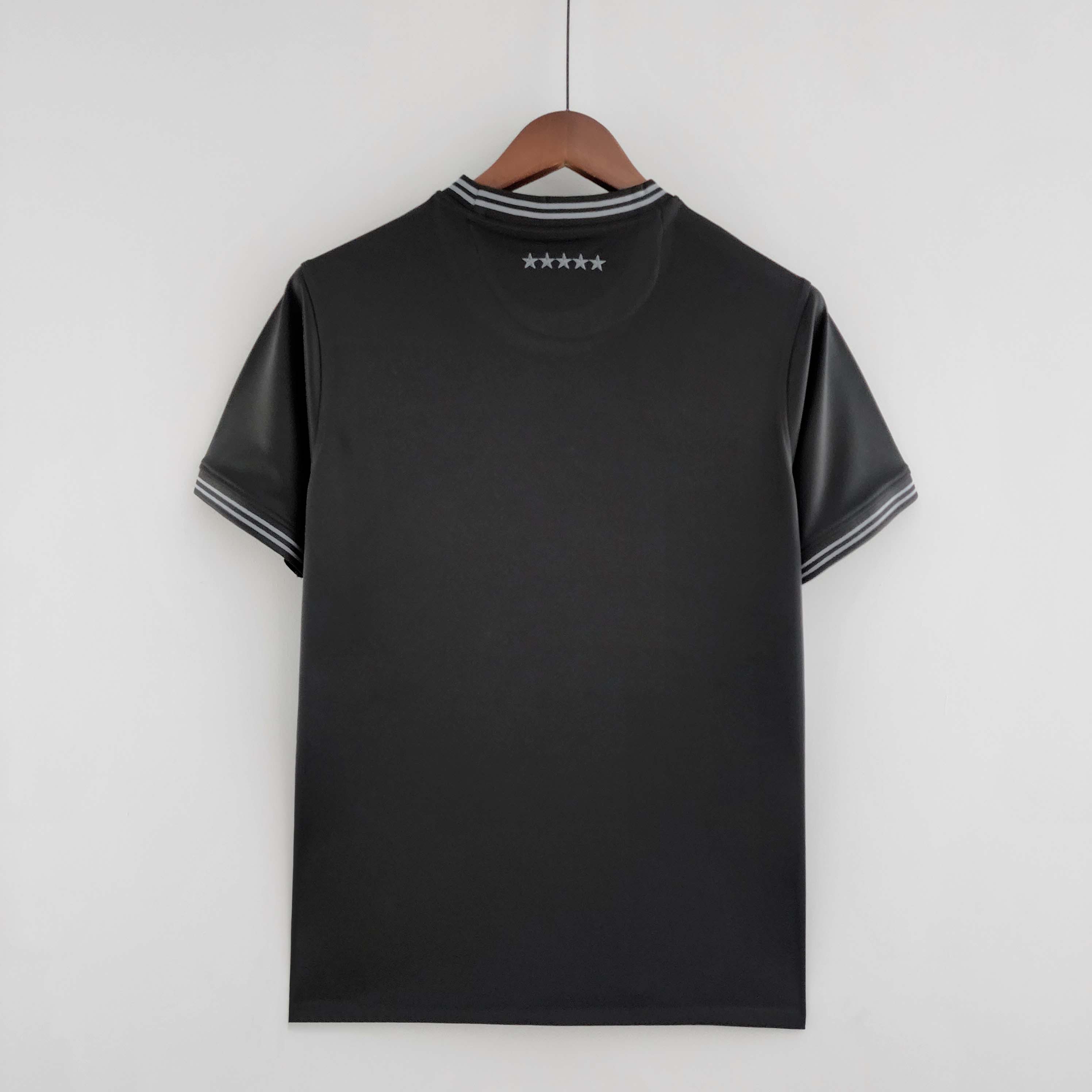 2022 Brazil Special Edition all black Soccer Jersey — view 2