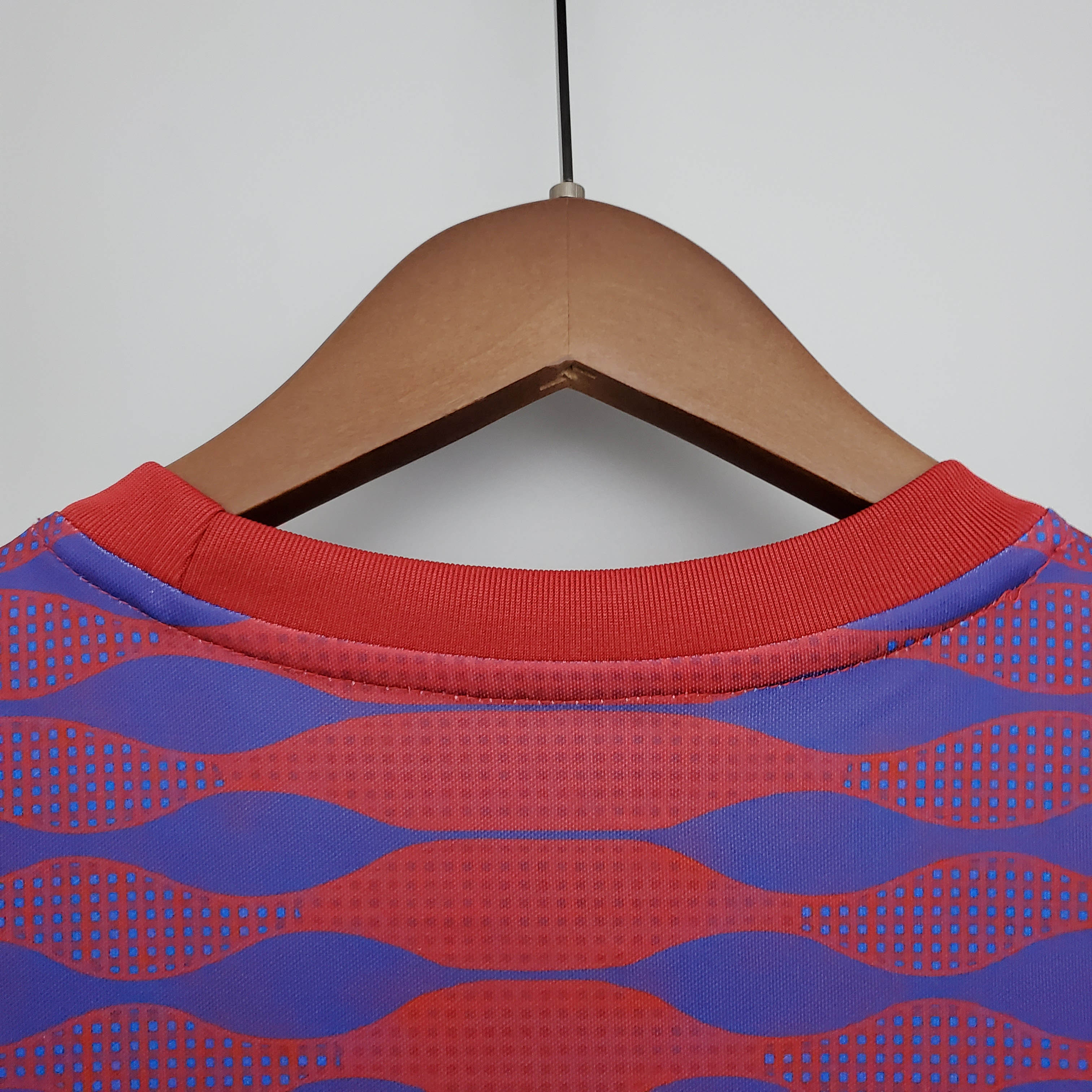 2021-2022 Barcelona Training Suit Red And Blue — view 7