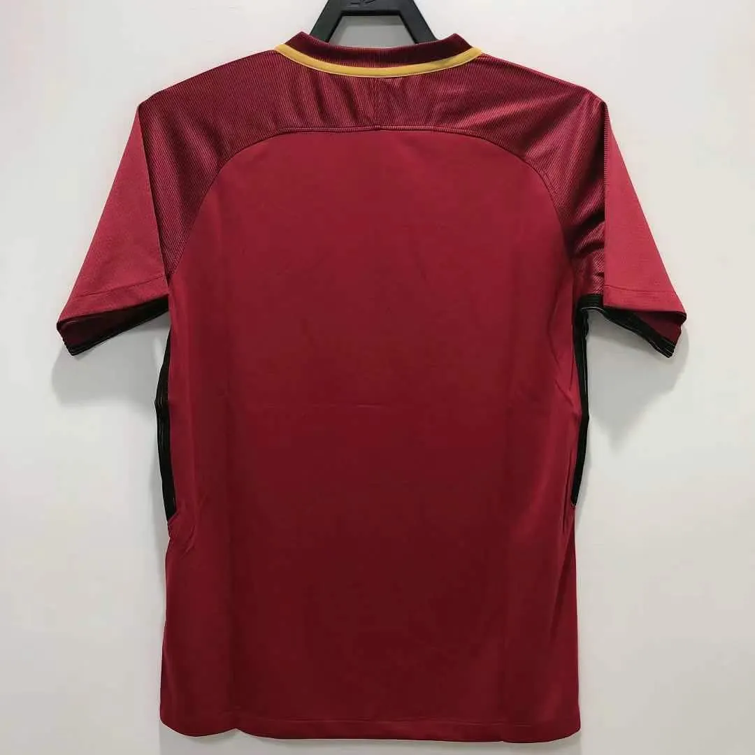 2017/2018 Retro Roma Home Soccer Jersey AAA fan-grade — view 2