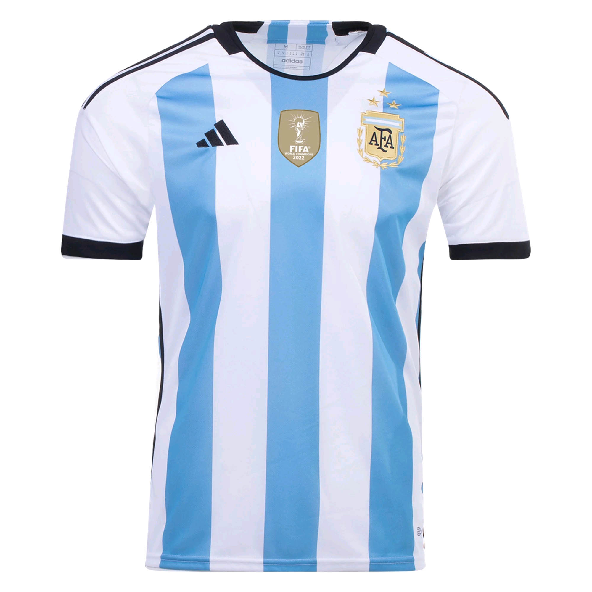 2022 Argentina National Team Jersey Home Three Stars Commemorative Edition — view 2