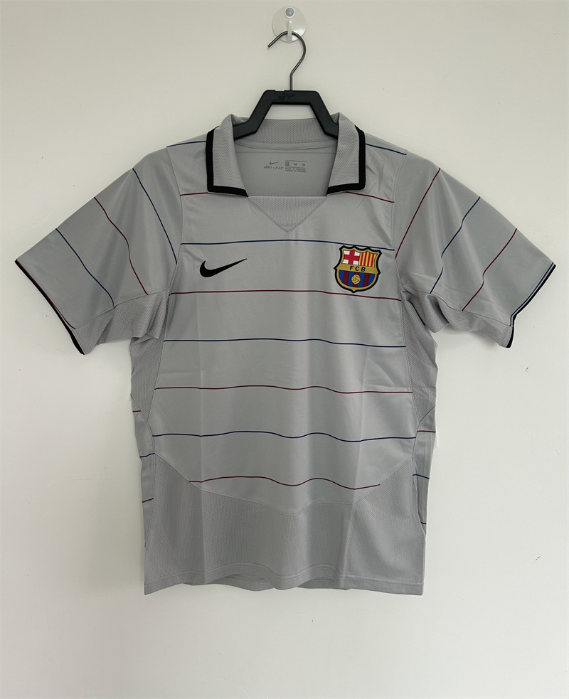 2003/2004 Maillot de Football Extérieur Rétro Barcelona Qualité Thaï