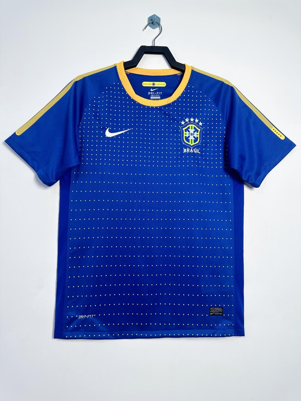 2010 Retro Brazil Away Soccer Jersey AAA fan-grade — main view