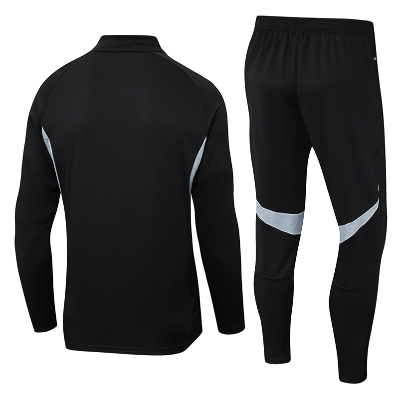 2025/2026 Argentina Half-Pull Training Suit Black Jersey Set — view 2