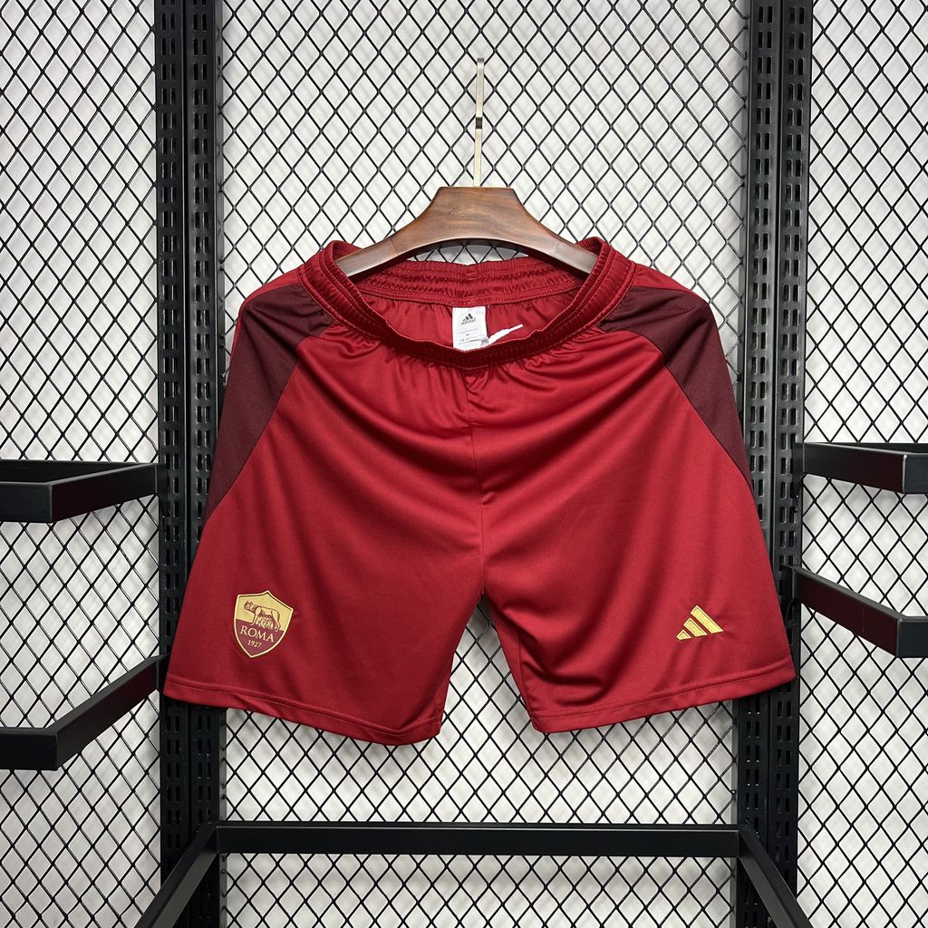 2024/2025 Roma Home Shorts AAA fan-grade — main view
