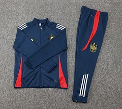 2024-2025 西班牙半拉训练服皇家蓝足球球衣套装 — view 7