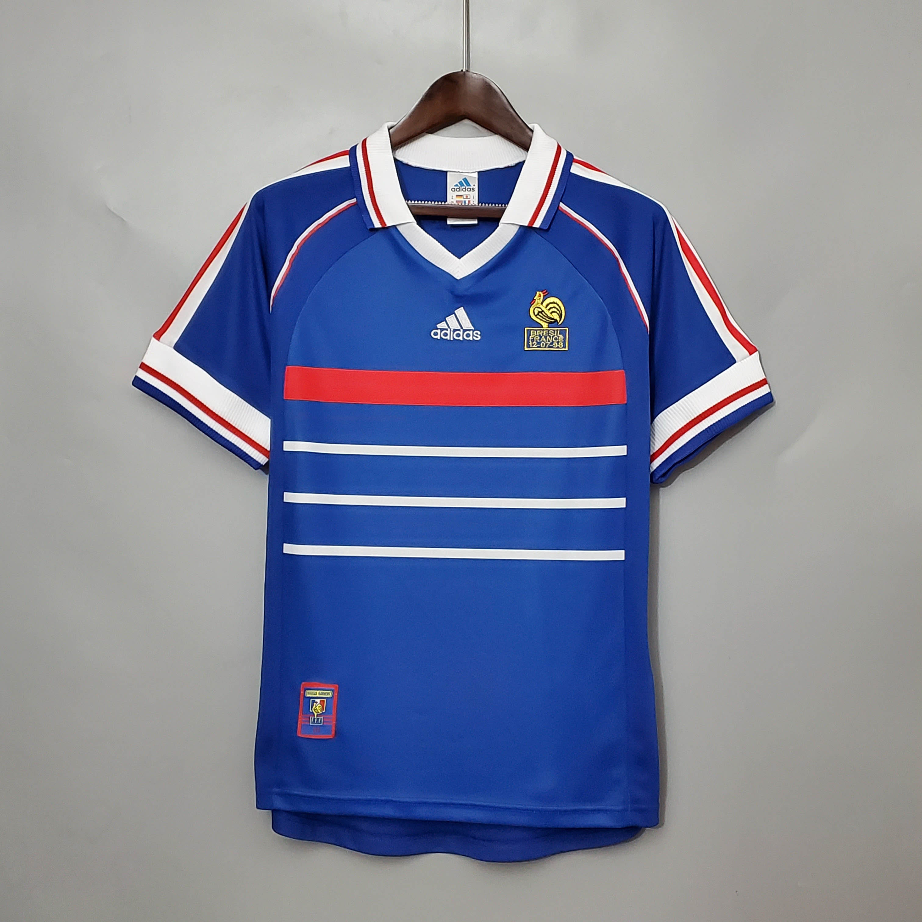 1998 Retro France Home Football Shirt — main view